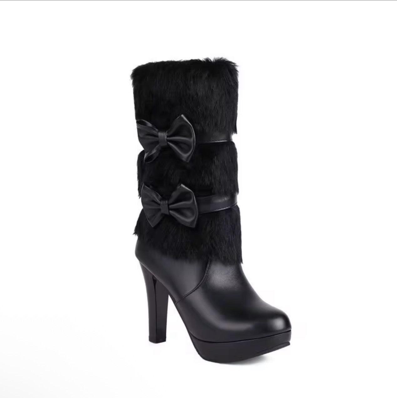 Snow Bunny Luxe Heeled Boots
