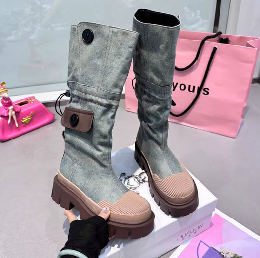 City Luxe Cargo Boots