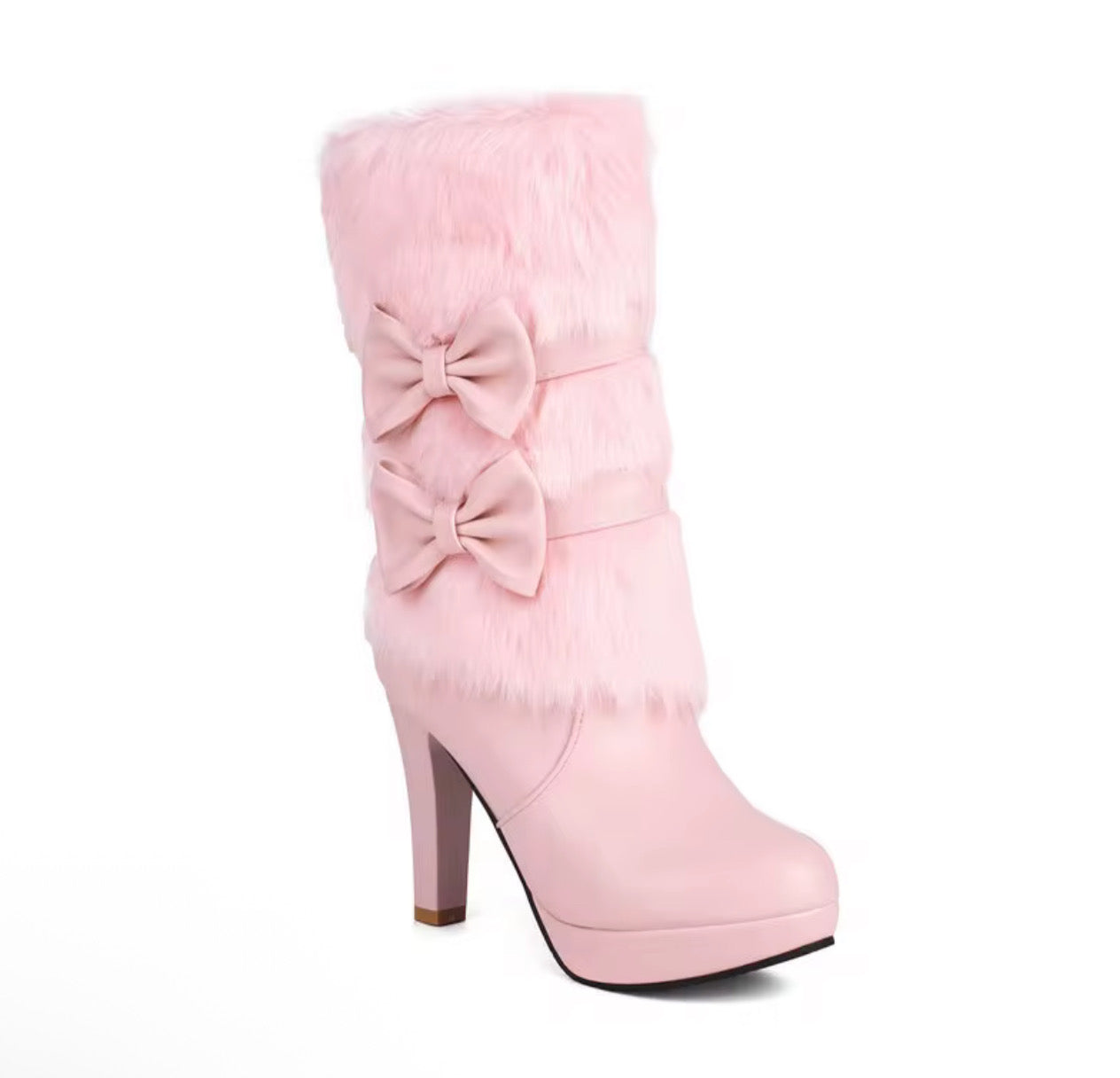 Snow Bunny Luxe Heeled Boots