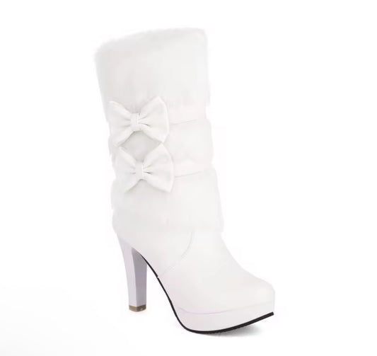 Snow Bunny Luxe Heeled Boots